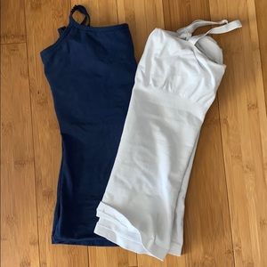 Nursing tanks size S, fits like XS